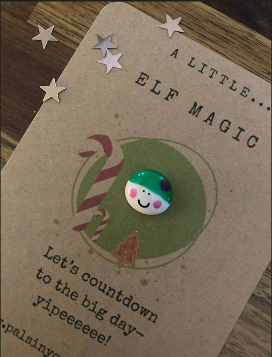 Pals in your Pocket - Elf on the shelf| Christmas charm.