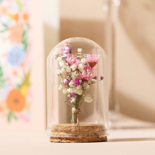 Lisa Angel - Mini Dried Flower Glass Dome