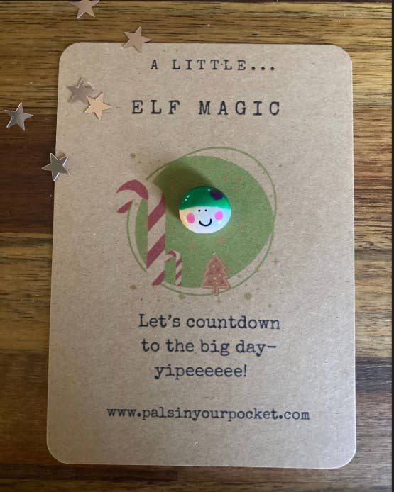 Pals in your Pocket - Elf on the shelf| Christmas charm.