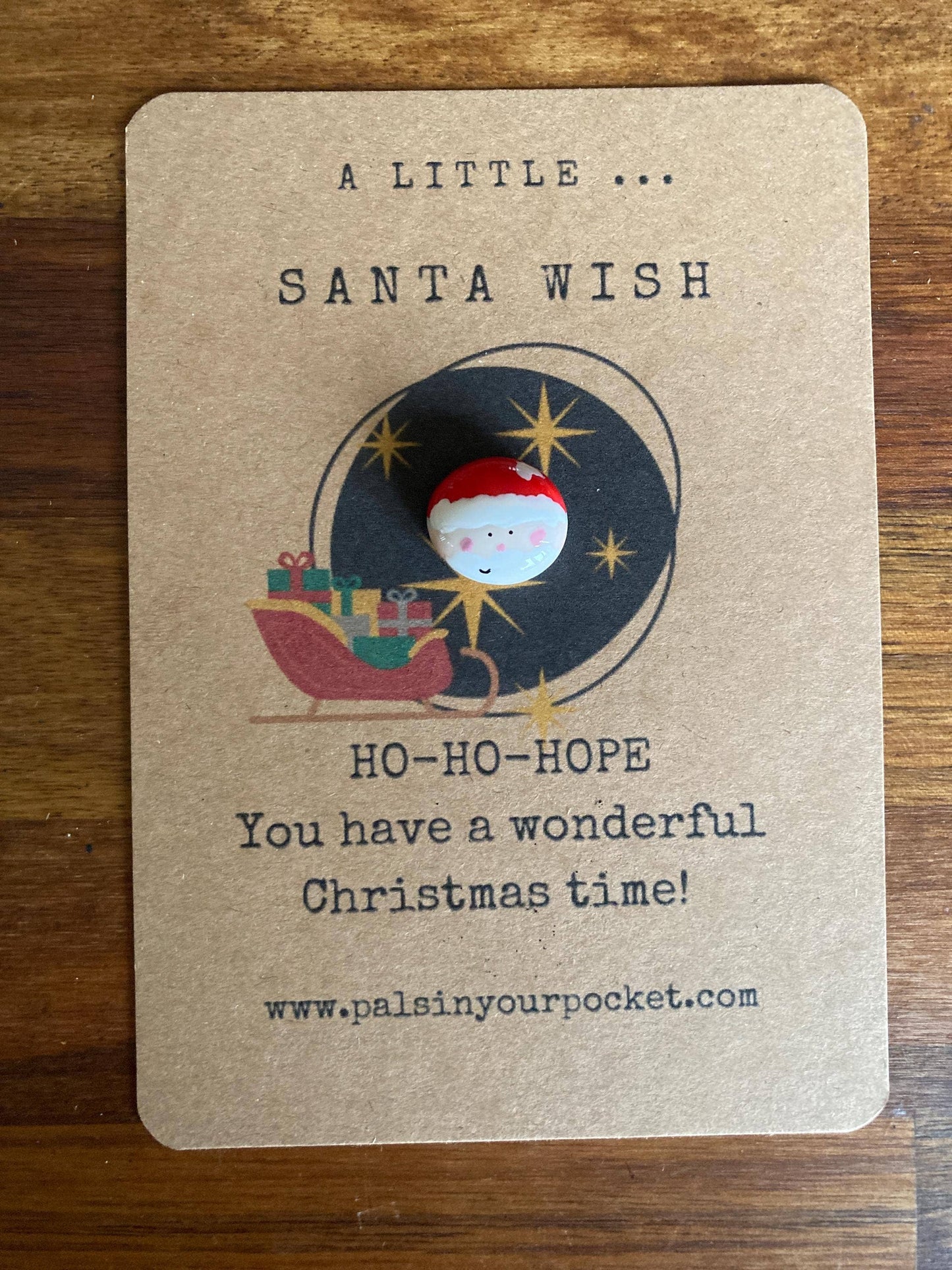 Pals in your Pocket - Santa Claus Pocket Pebble Christmas Stocking Filler