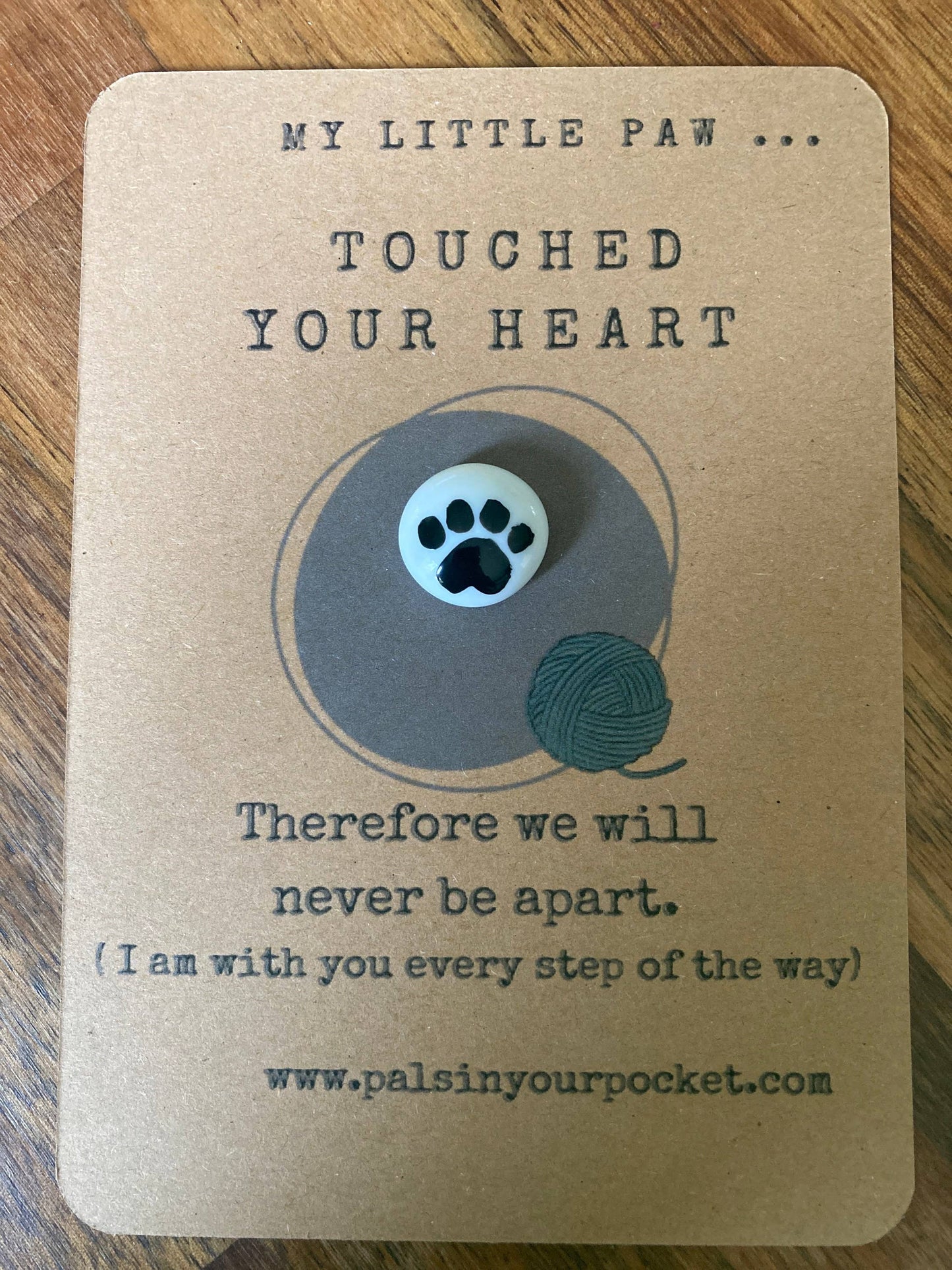Pals in your Pocket - Pet Memorial Stone And Paw Keepsake Grave Marker