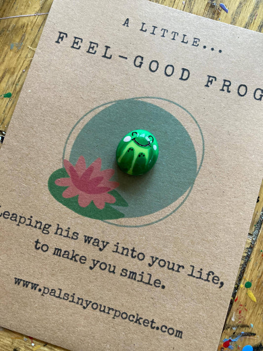 Pals in your Pocket - Feel-Good Frog Worry Pet
