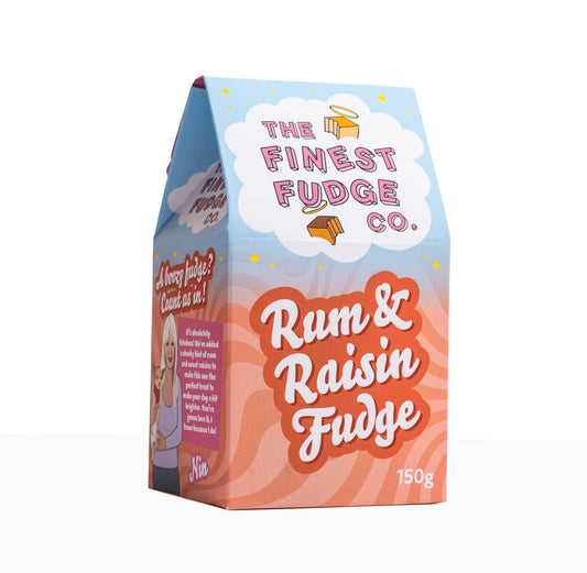 Rum and Raisin Fudge