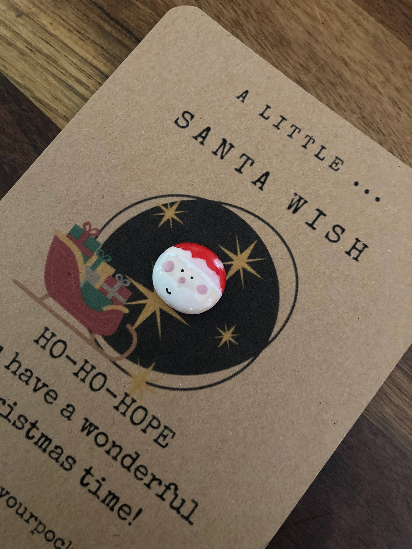 Pals in your Pocket - Santa Claus Pocket Pebble Christmas Stocking Filler