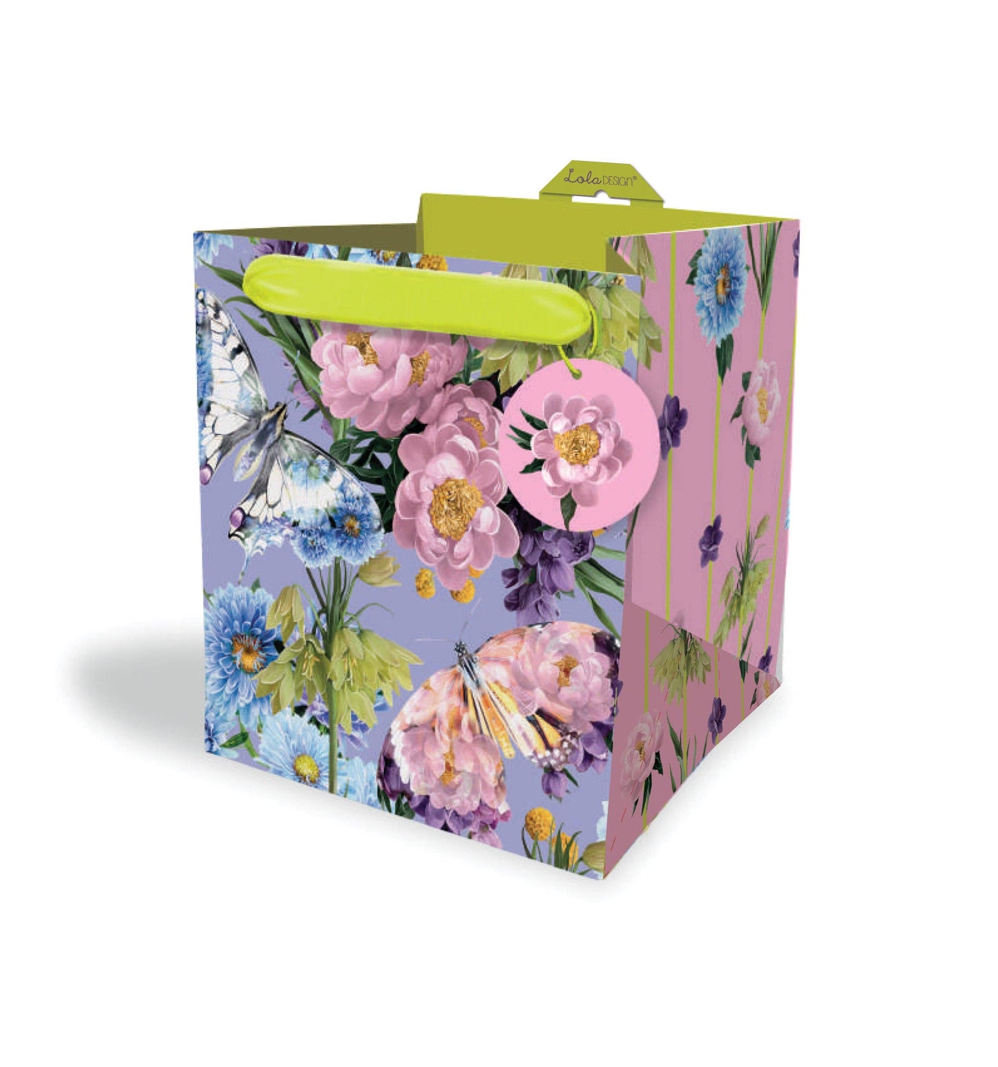 Lola Design Ltd - Butterfly Square Gift Bag - Small