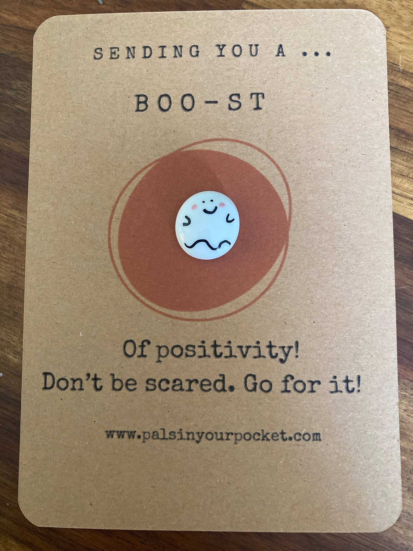 Pals in your Pocket - Spiritual Positivity Ghost Charm Gift Basket For Halloween