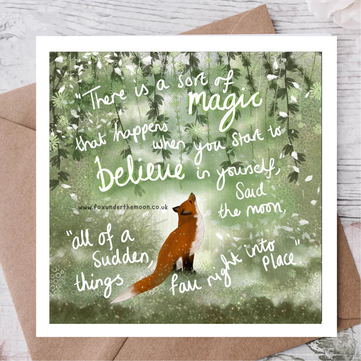 Believe Greetings Card