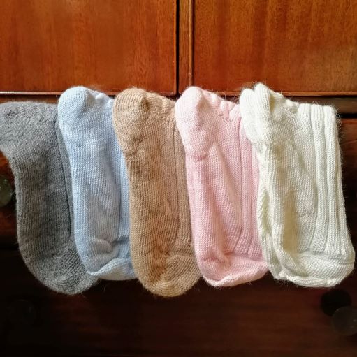 J Alex Swift Alpaca Wool Bed Socks All Colors - Premium British Made