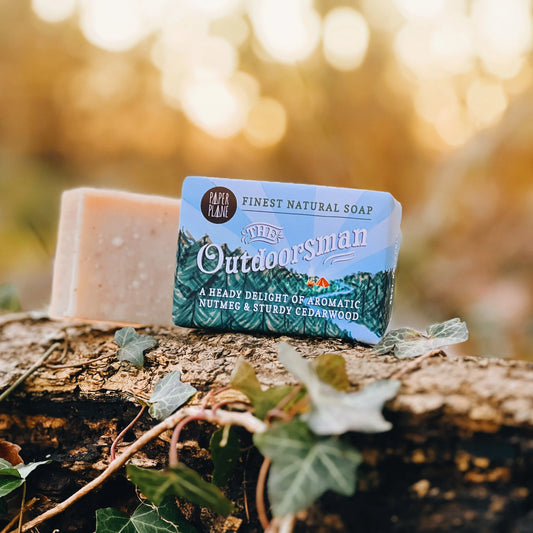 Masculine Soap Bar with Cedarwood Oil - Perfect for Outdoor Adventures