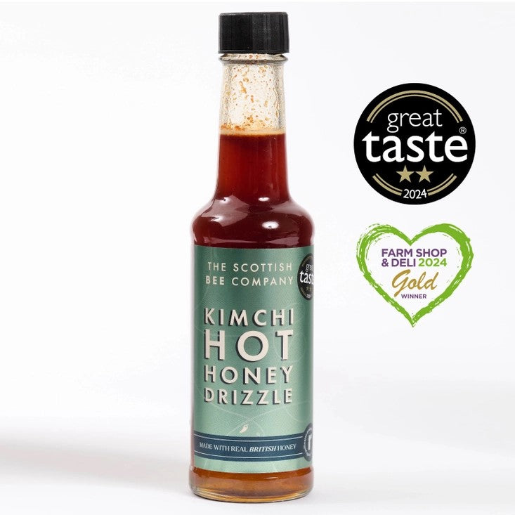 Scottish Bee Company - Kimchi Hot Honey Drizzle - Sweet, Spicy & Umami Fusion