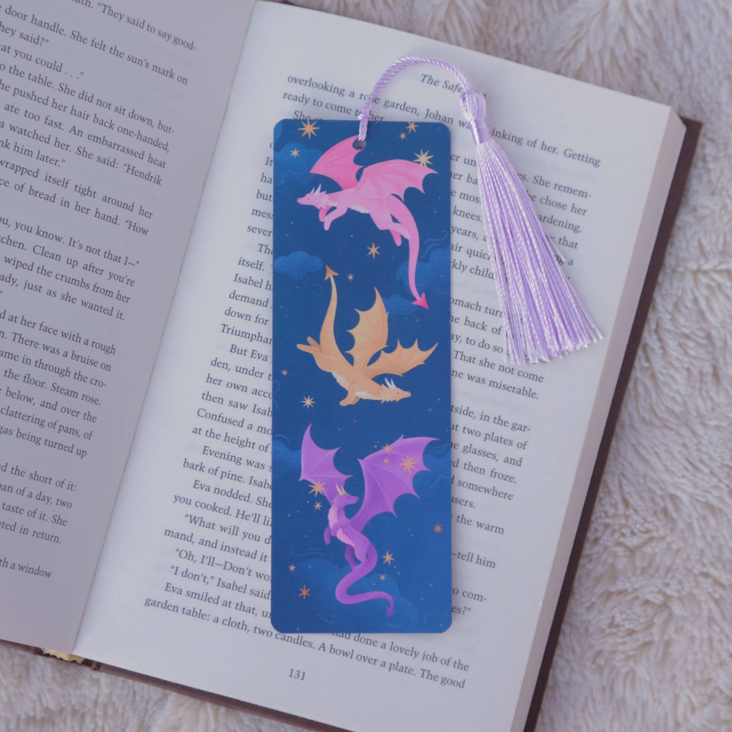 Dragon Bookmark with Tassel | Fantasy Bookmark for Booklovers