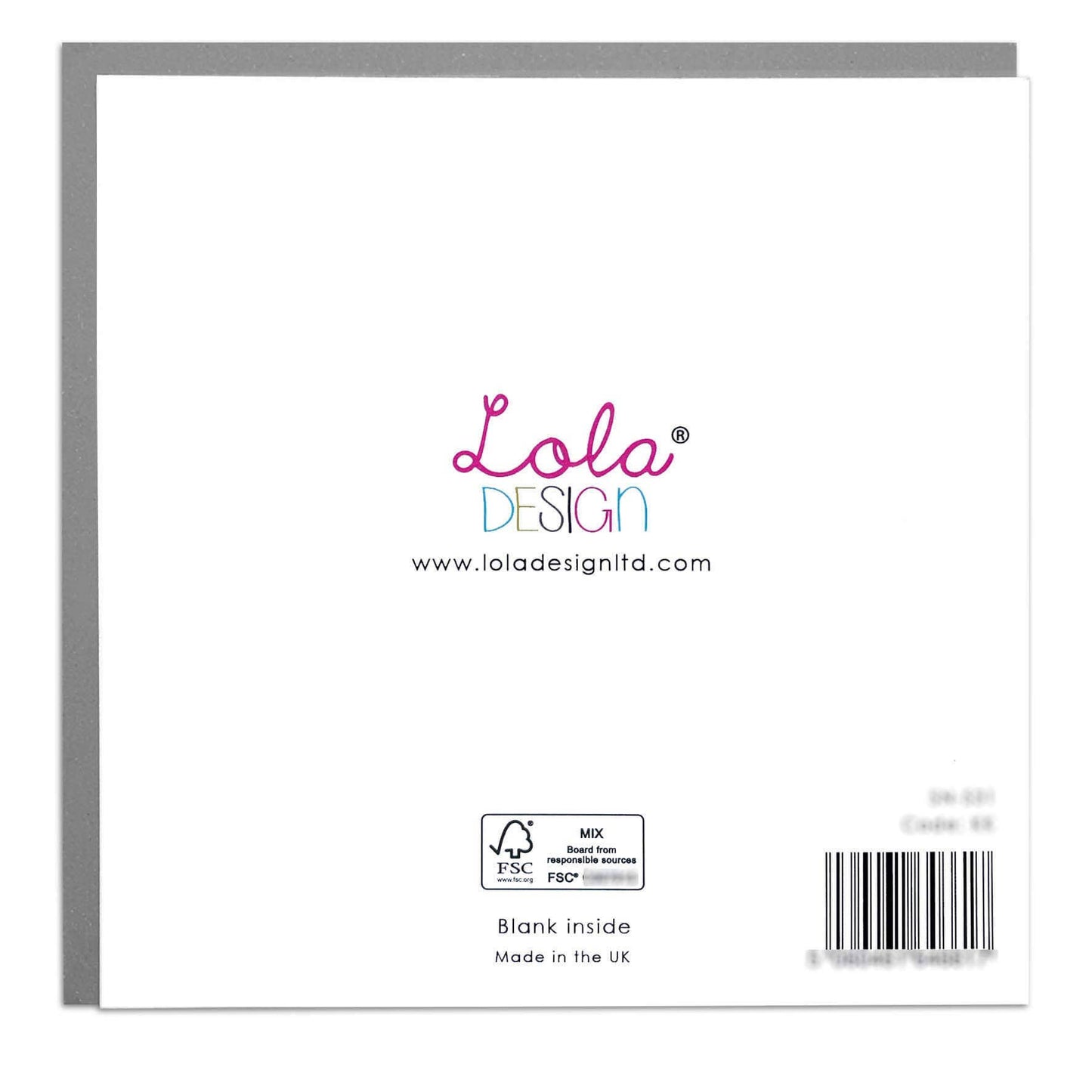 Flamingo & Roses Blank Art Card – Lola Design Greeting Card