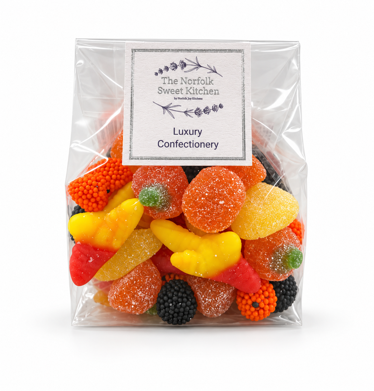 The Norfolk Sweet Kitchen - Halloween Sweet Mix - Small Clear Bag