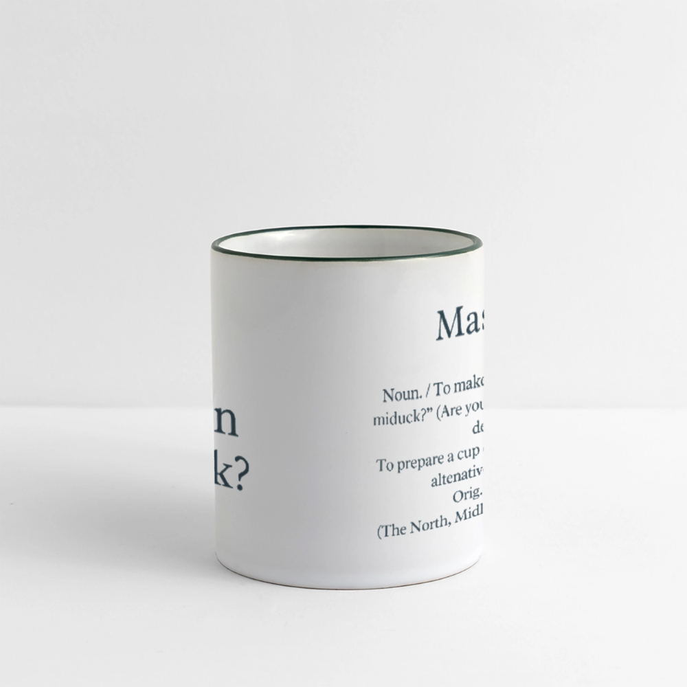 Aya Mashin - white/dark green