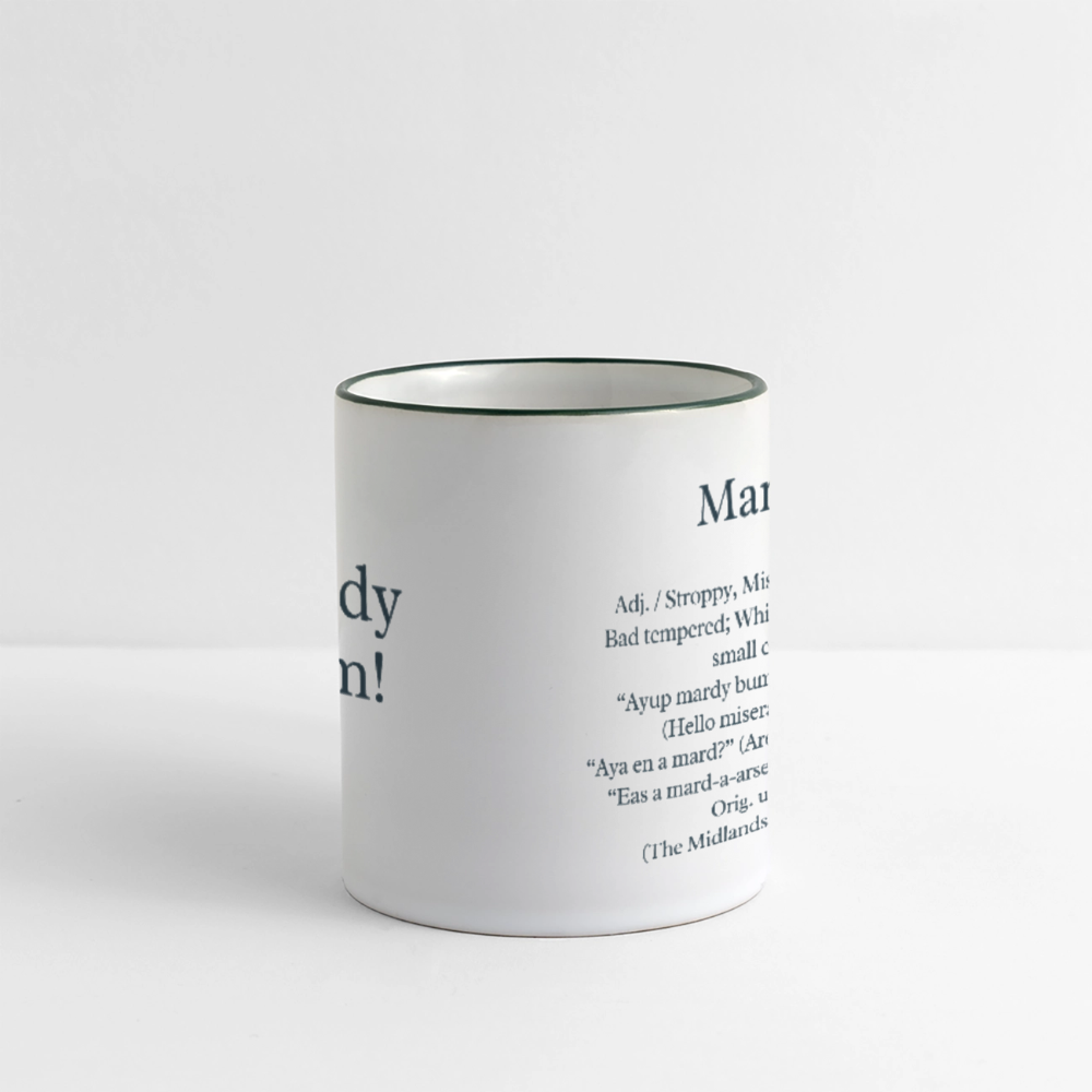 Mardy bum - white/dark green