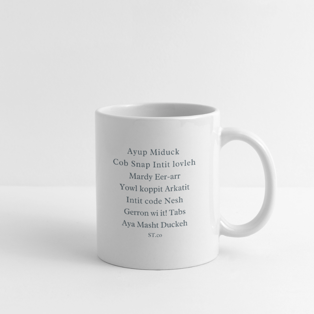 Dialect Mug - white