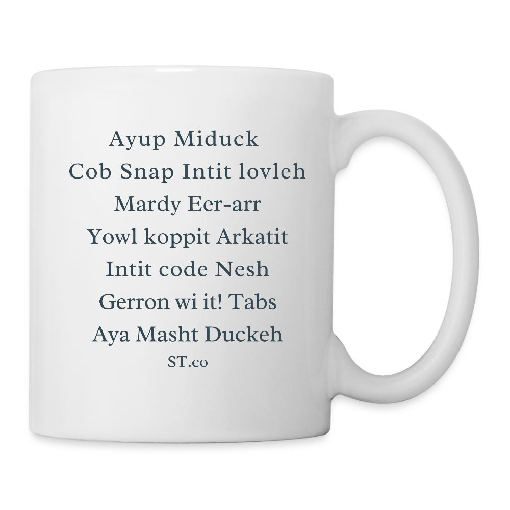 Dialect Mug - white