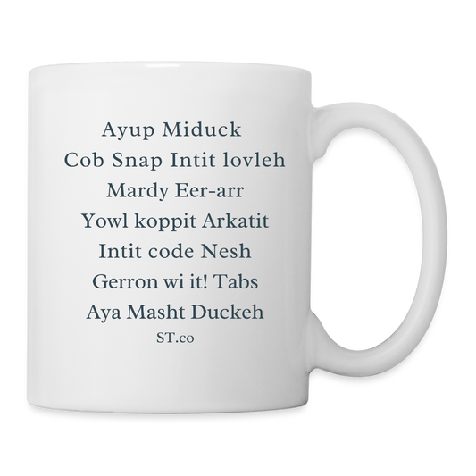 Dialect Mug - white