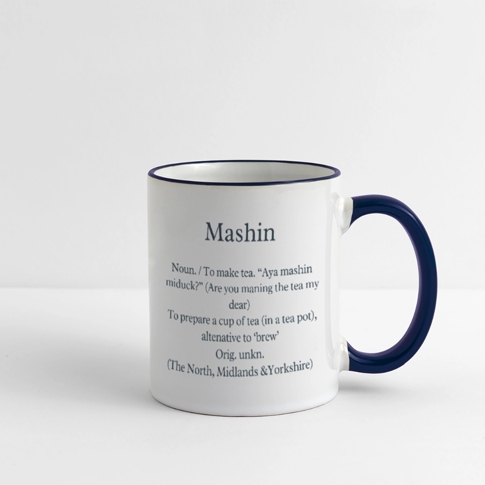 Aya Mashin - white/cobalt blue