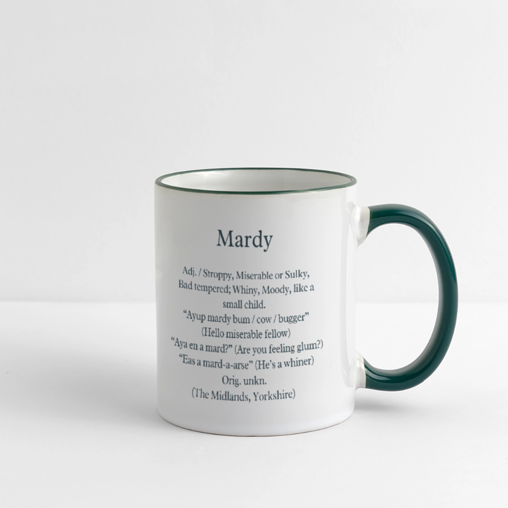 Mardy bum - white/dark green