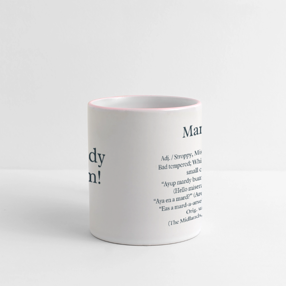 Mardy bum - white/pink