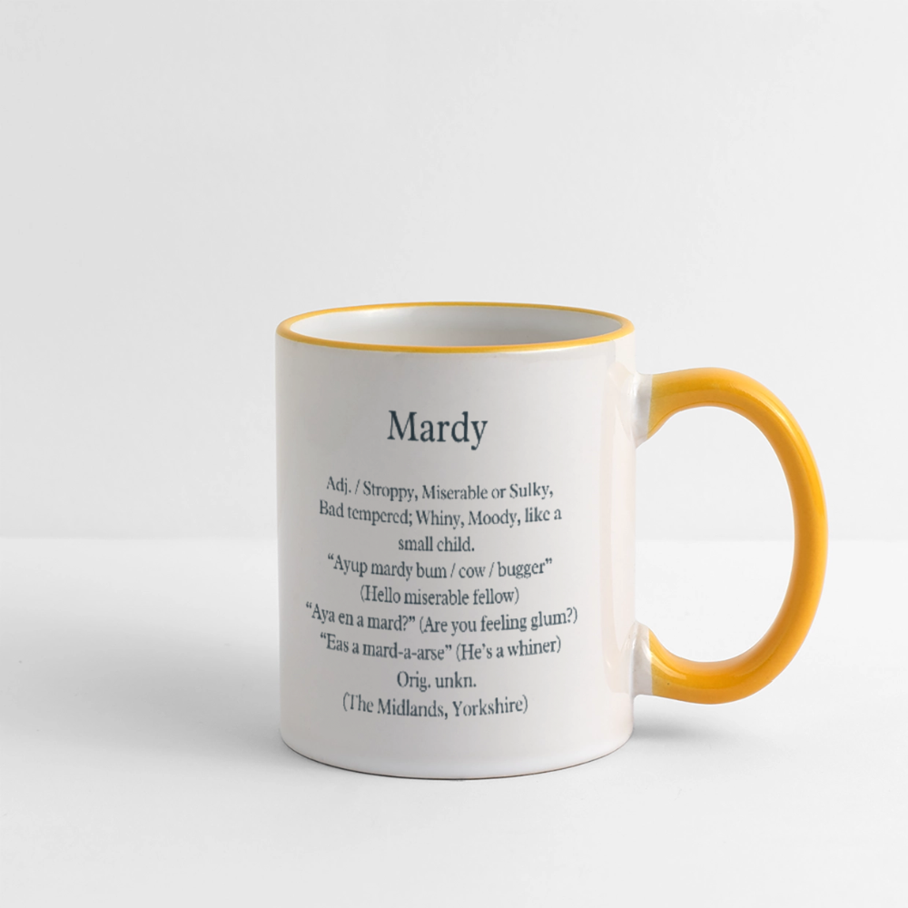 Mardy bum - white/yellow