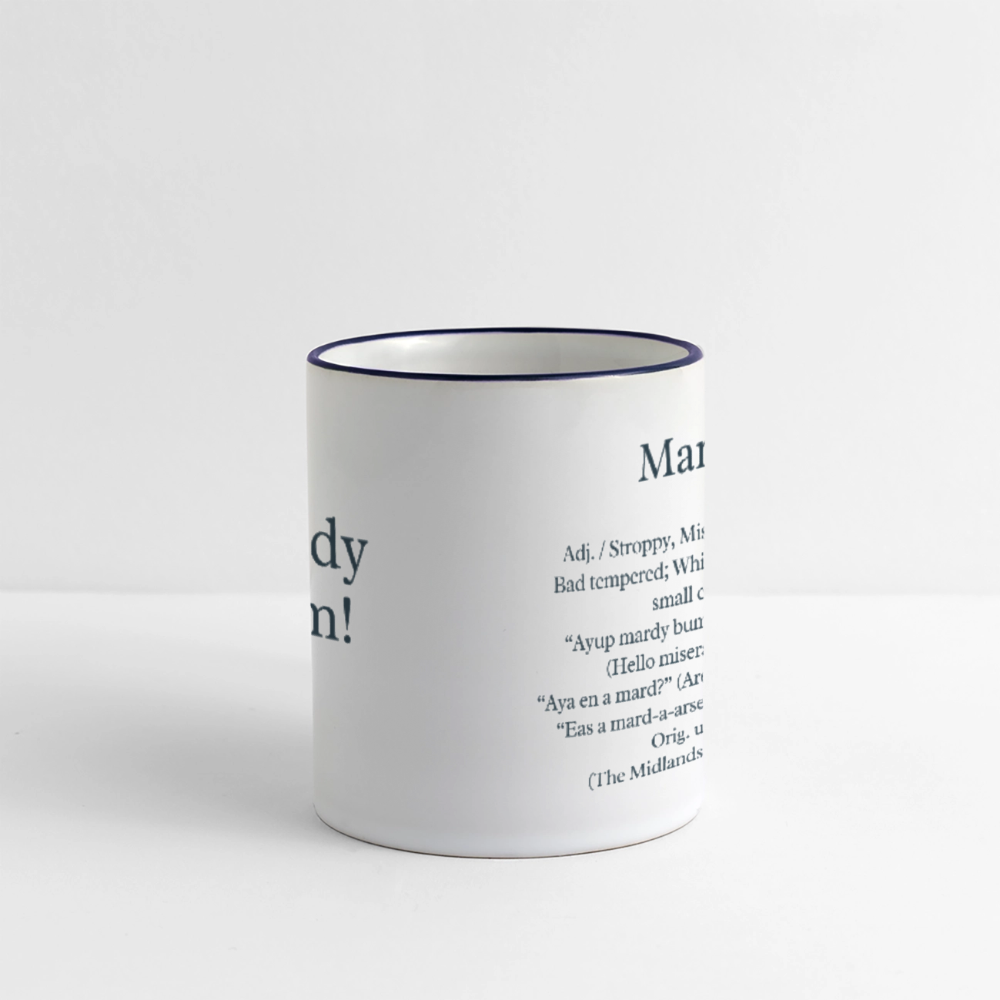 Mardy bum - white/cobalt blue