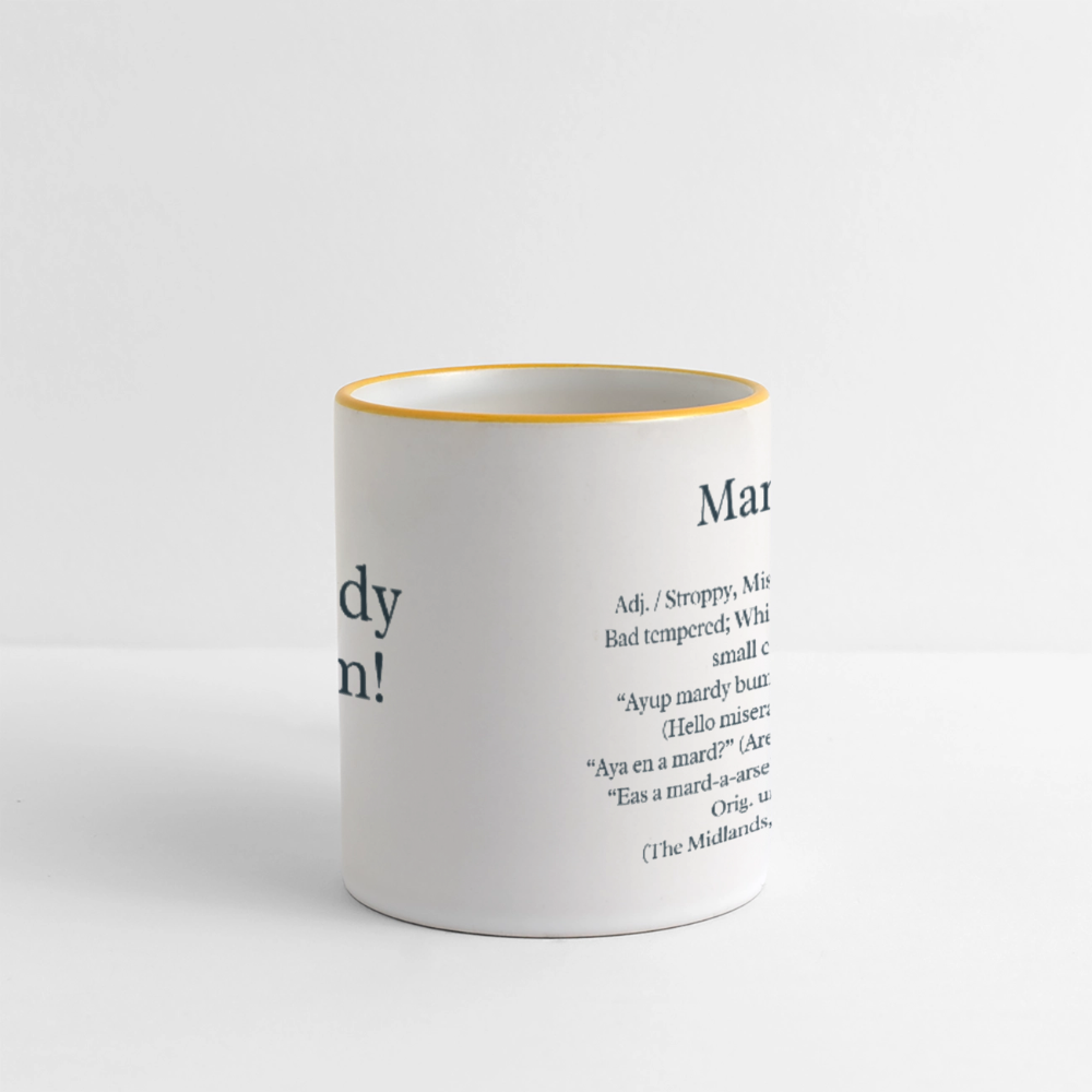 Mardy bum - white/yellow