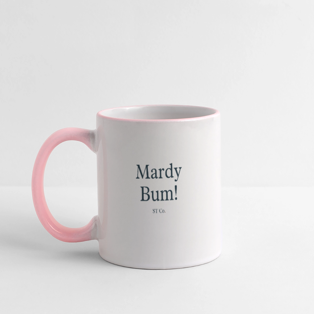 Mardy bum - white/pink