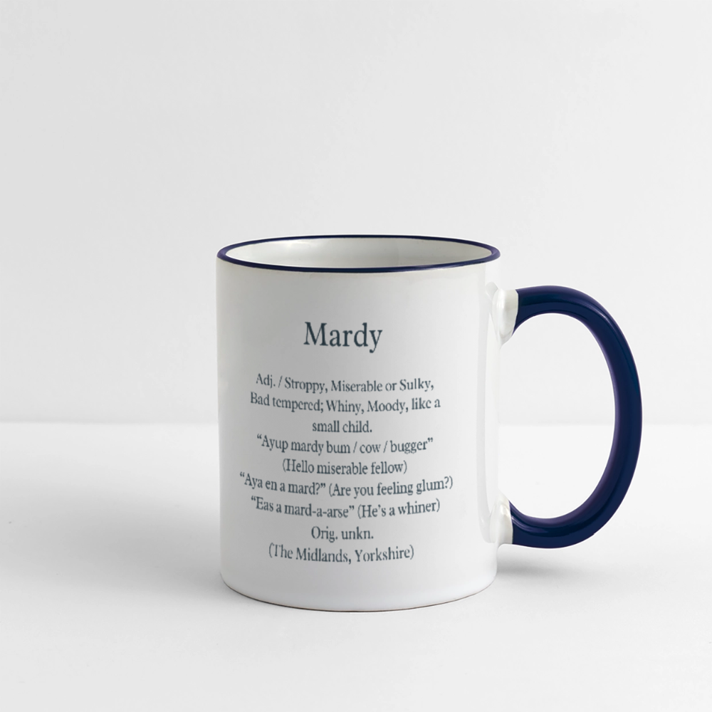 Mardy bum - white/cobalt blue