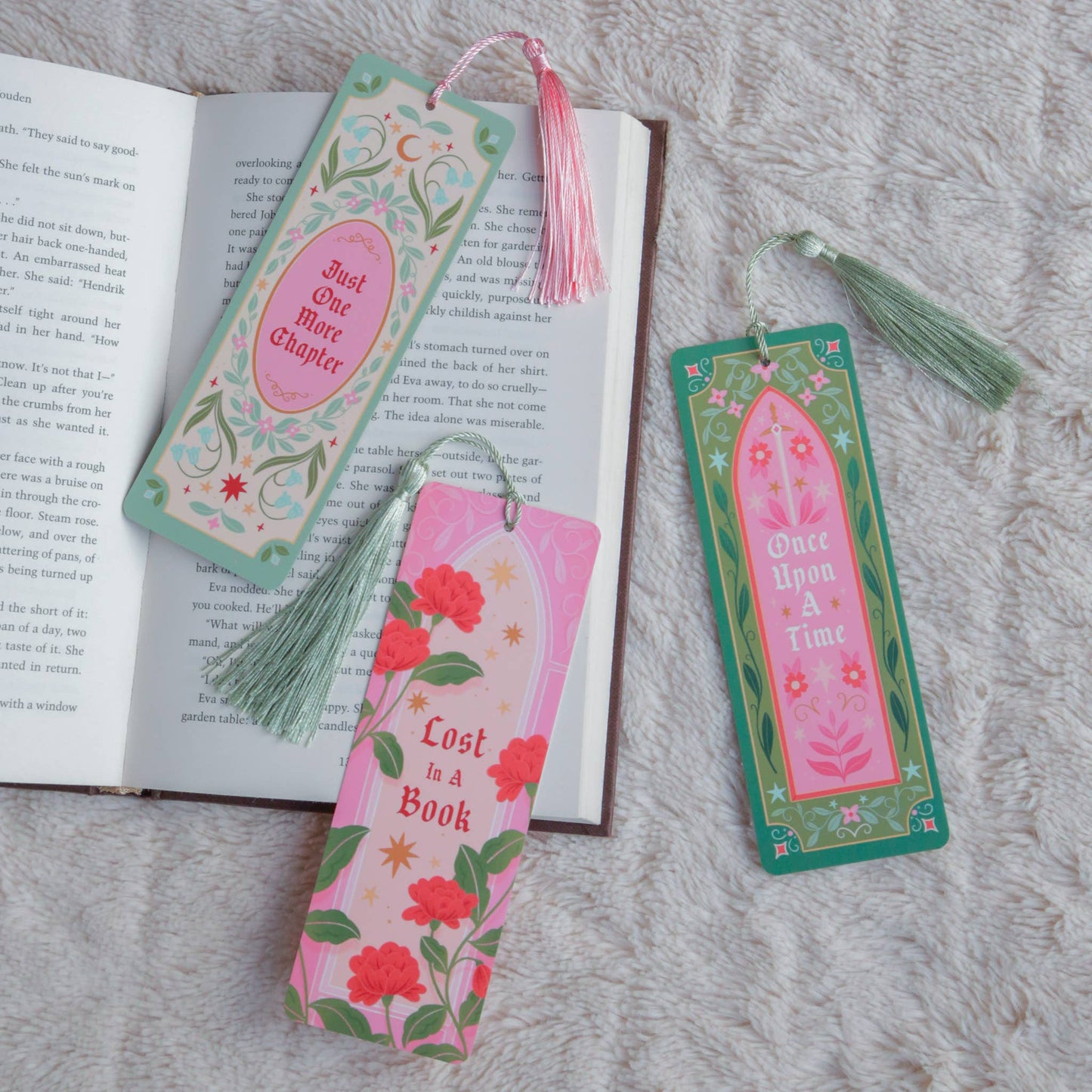 Just One More Chapter Fantasy Bookmark with Tassel – Hopscotch Paper Co.