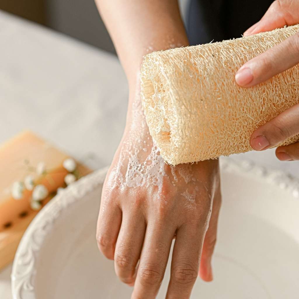 Jungle Culture - Natural Loofah | Organic Exfoliating Sponge Pad Scrubber