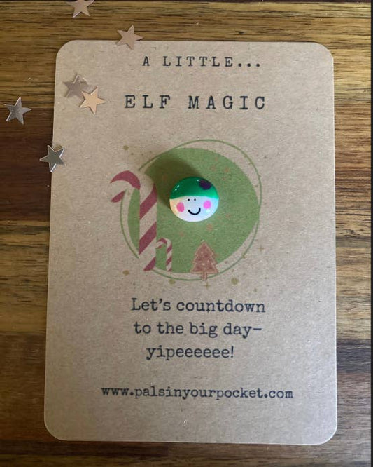 Pals in your Pocket - Elf on the shelf| Christmas charm. 