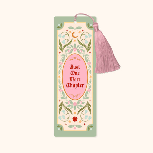 Just One More Chapter Fantasy Bookmark with Tassel – Hopscotch Paper Co.