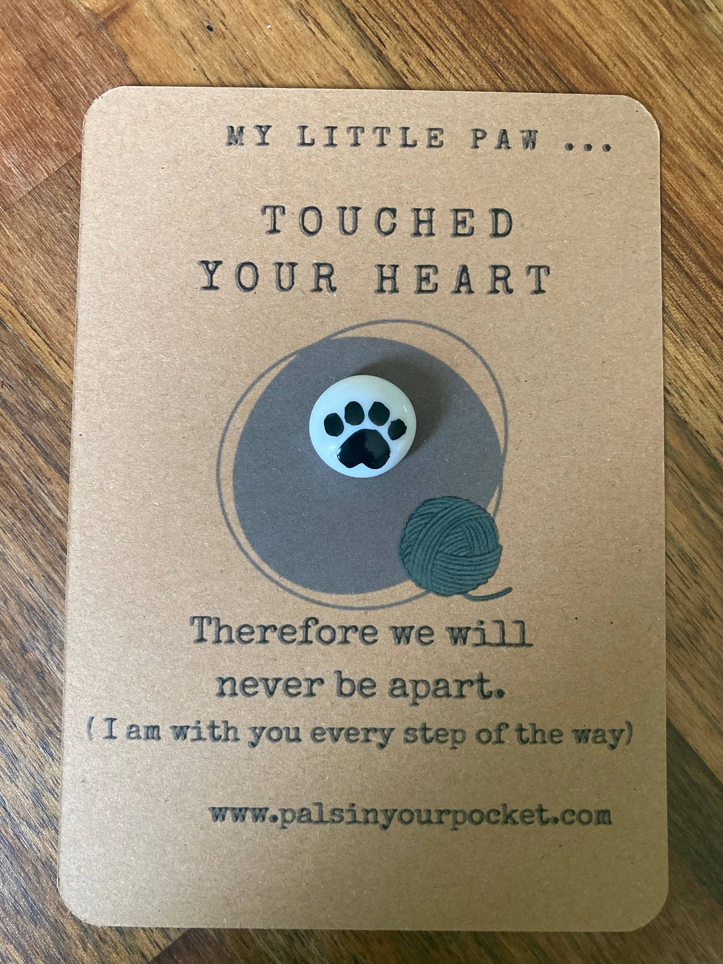 Pals in your Pocket - Pet Memorial Stone And Paw Keepsake Grave Marker