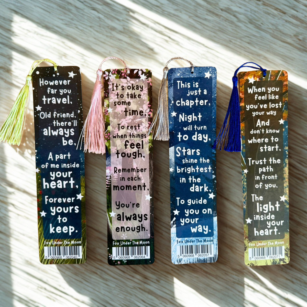 Take Some Time Bookmark with Tassel | Fox Under the Moon
