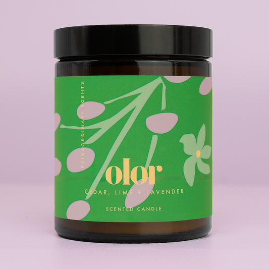 OLOR - Cedar, Lime & Lavender Jar Candle