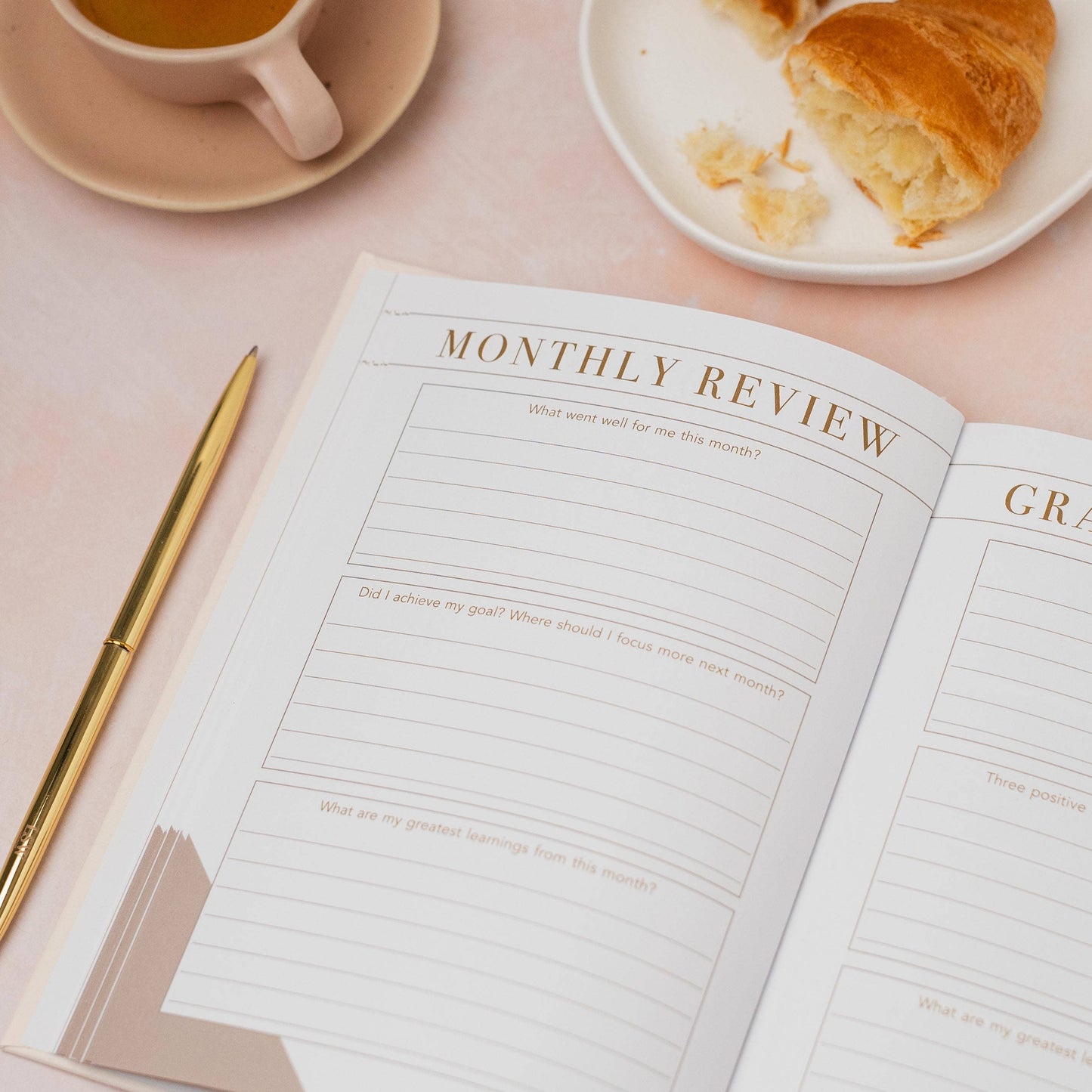 LSW London - Morning Notes: Goal-Setting Journal | Self Care & Wellbeing