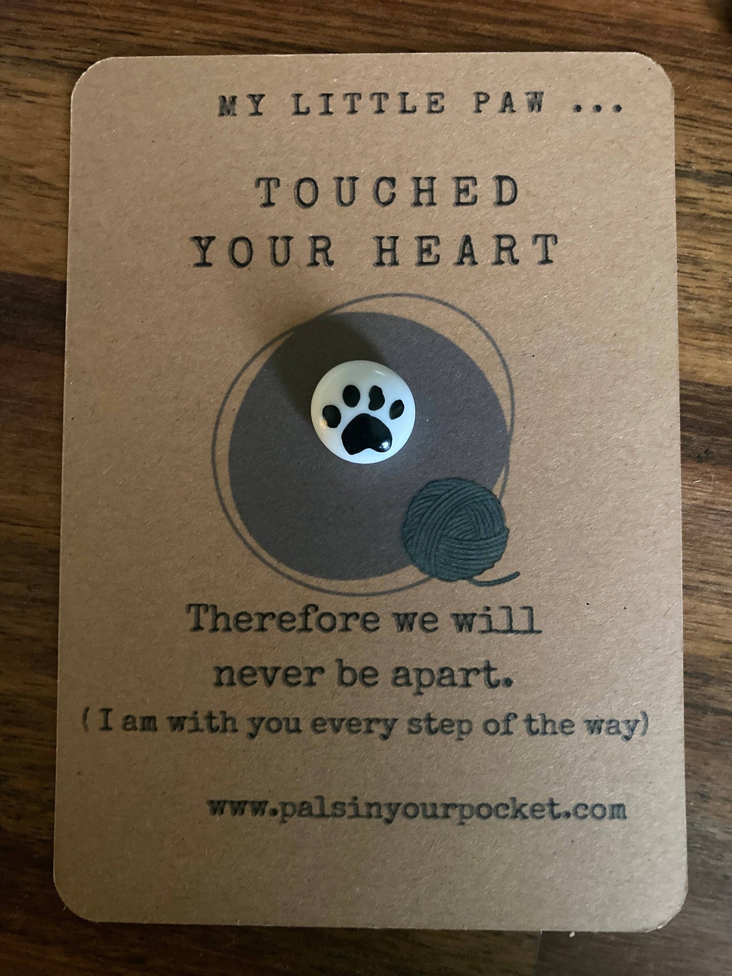 Pals in your Pocket - Pet Memorial Stone And Paw Keepsake Grave Marker