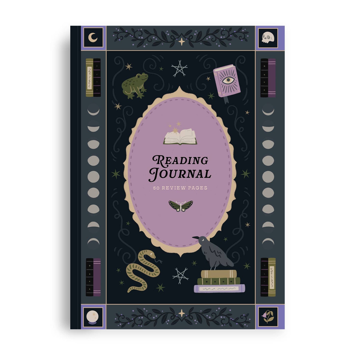 Hopscotch Paper Co. - Whimsy Witch Reading Journal – 50 Book Review Notebook