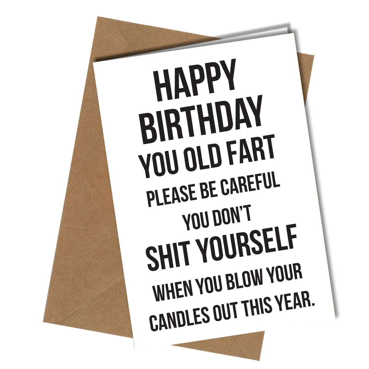 Close to the Bone Greeting Cards and Gifts - #431 Old Fart