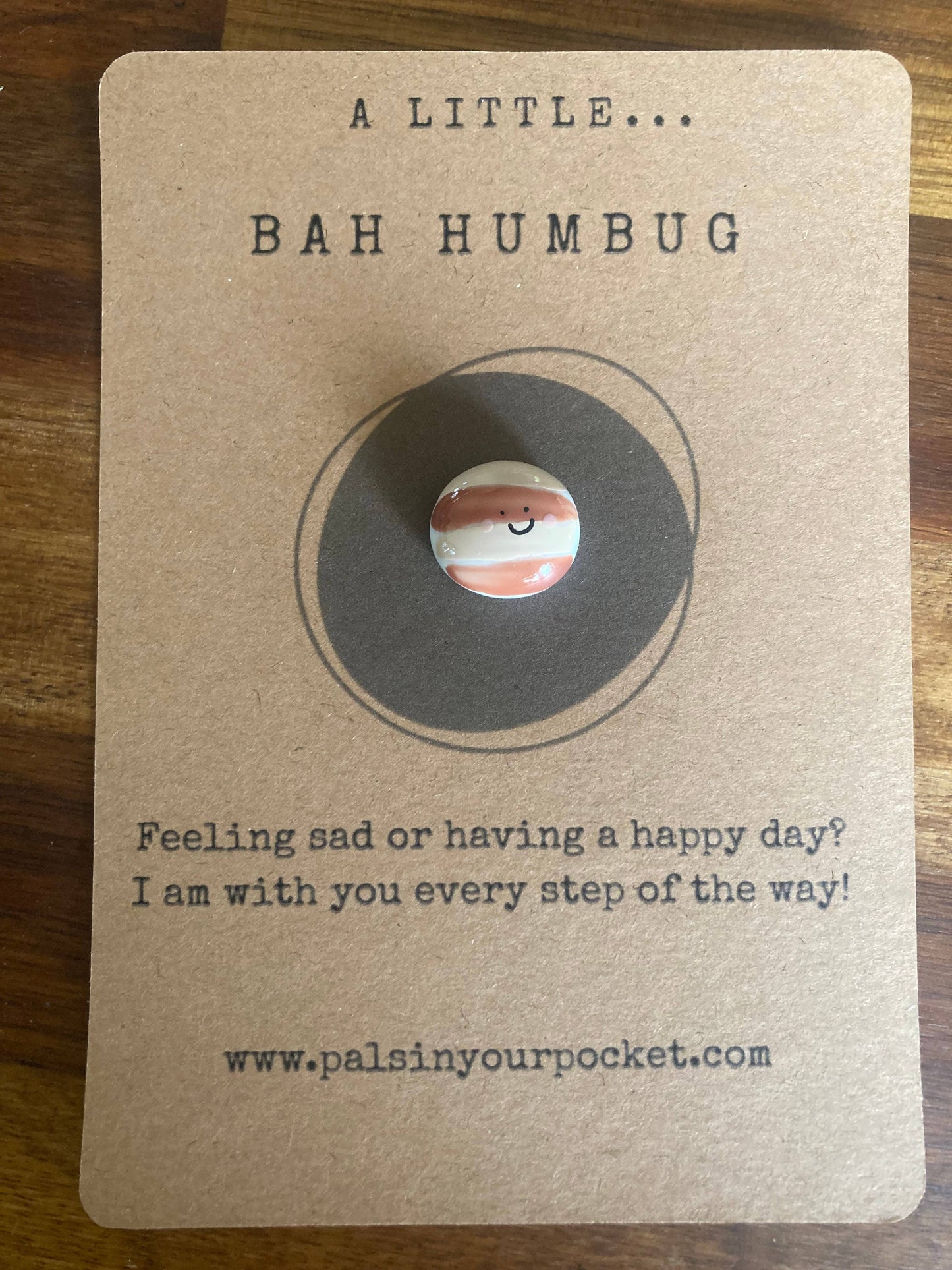 Pals in your Pocket - Funny Christmas card. Stocking. Humbug