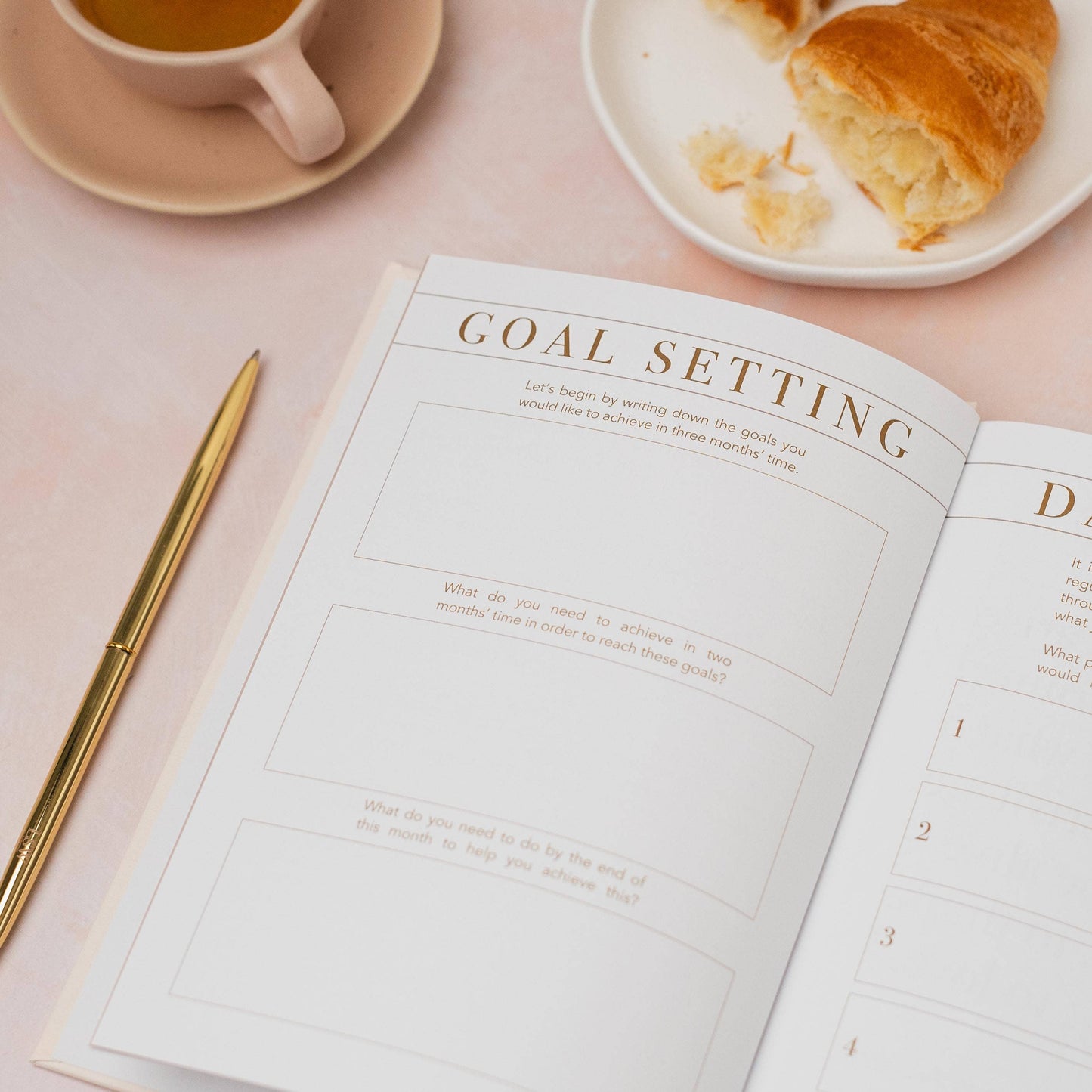 LSW London - Morning Notes: Goal-Setting Journal | Self Care & Wellbeing