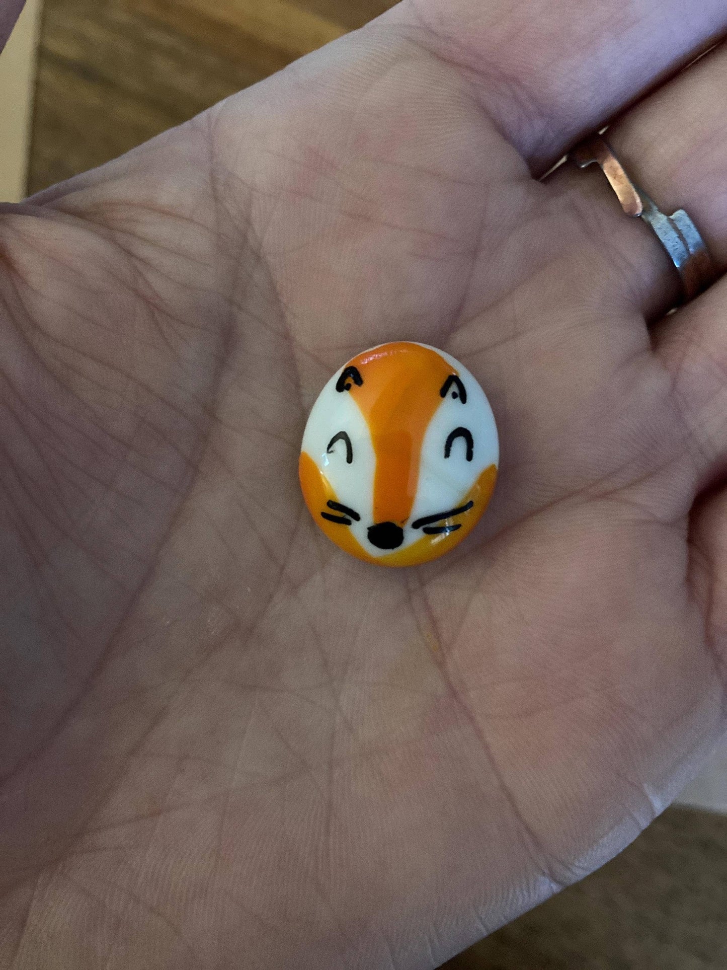 Pals in your Pocket - Fox Sake Pebble Charm