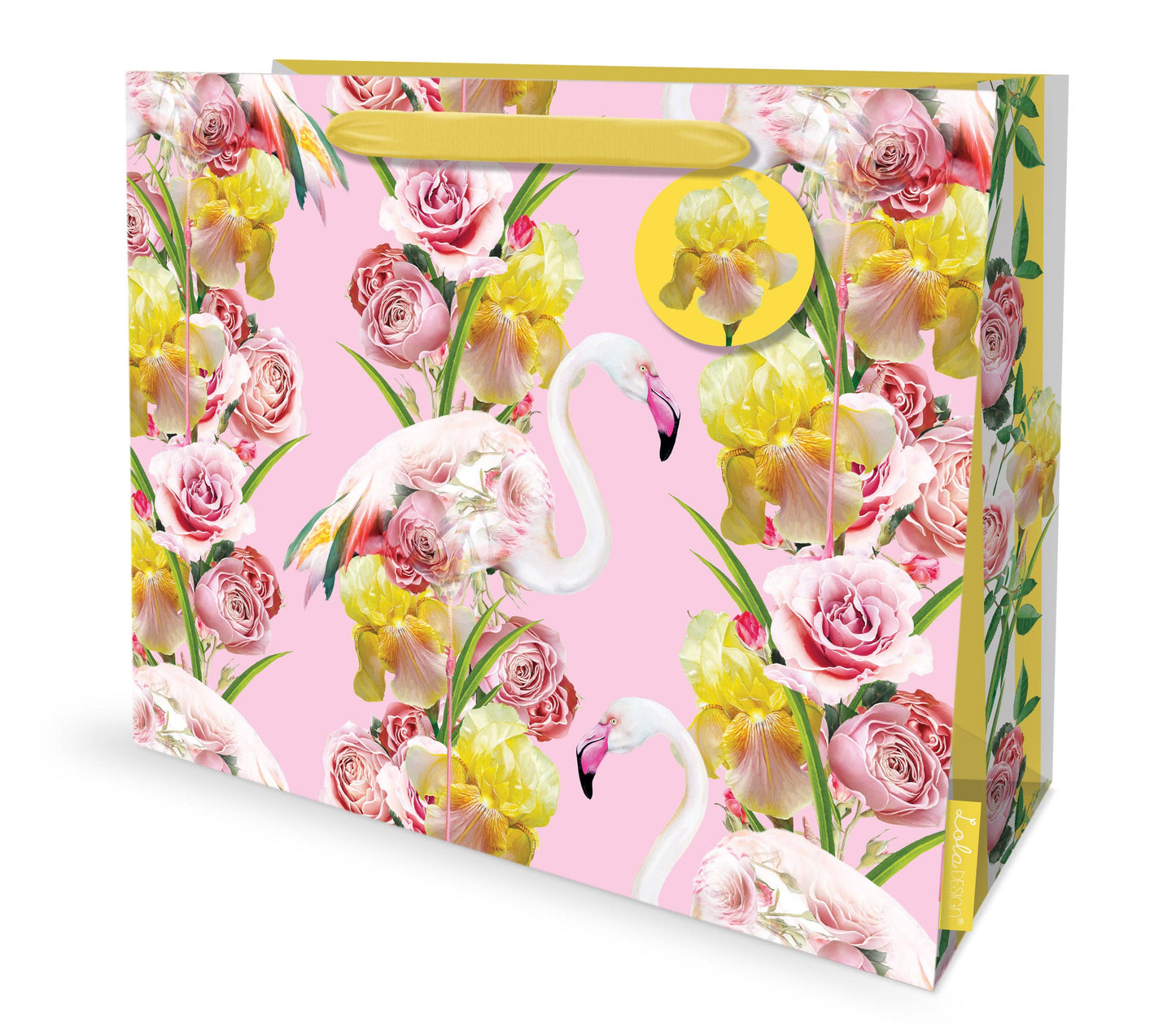 Lola Design Ltd - Flamingo Gift Bag - Large