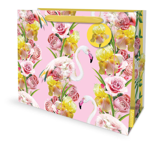 Flamingo Large Gift Bag – Botanical Gift Packaging | Lola Design