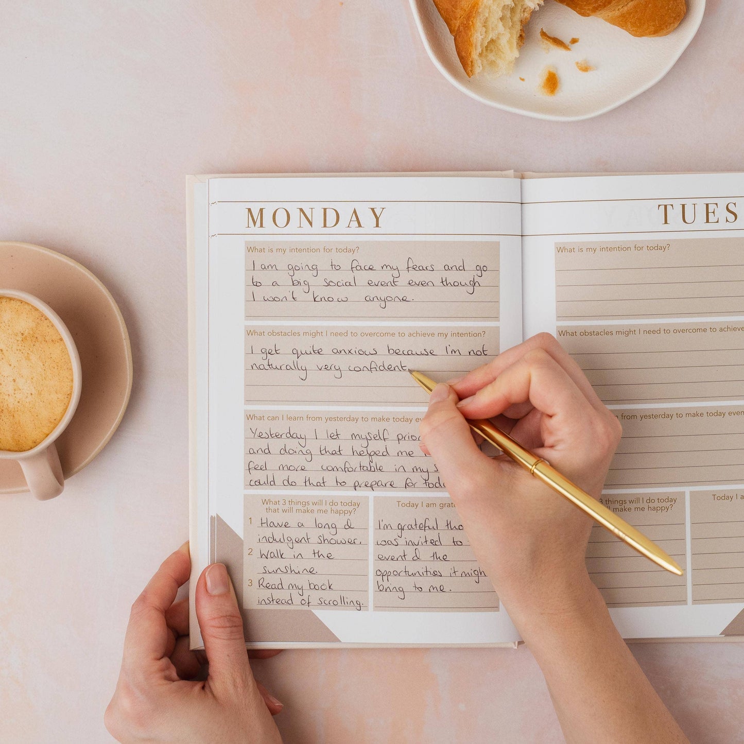 LSW London - Morning Notes: Goal-Setting Journal | Self Care & Wellbeing