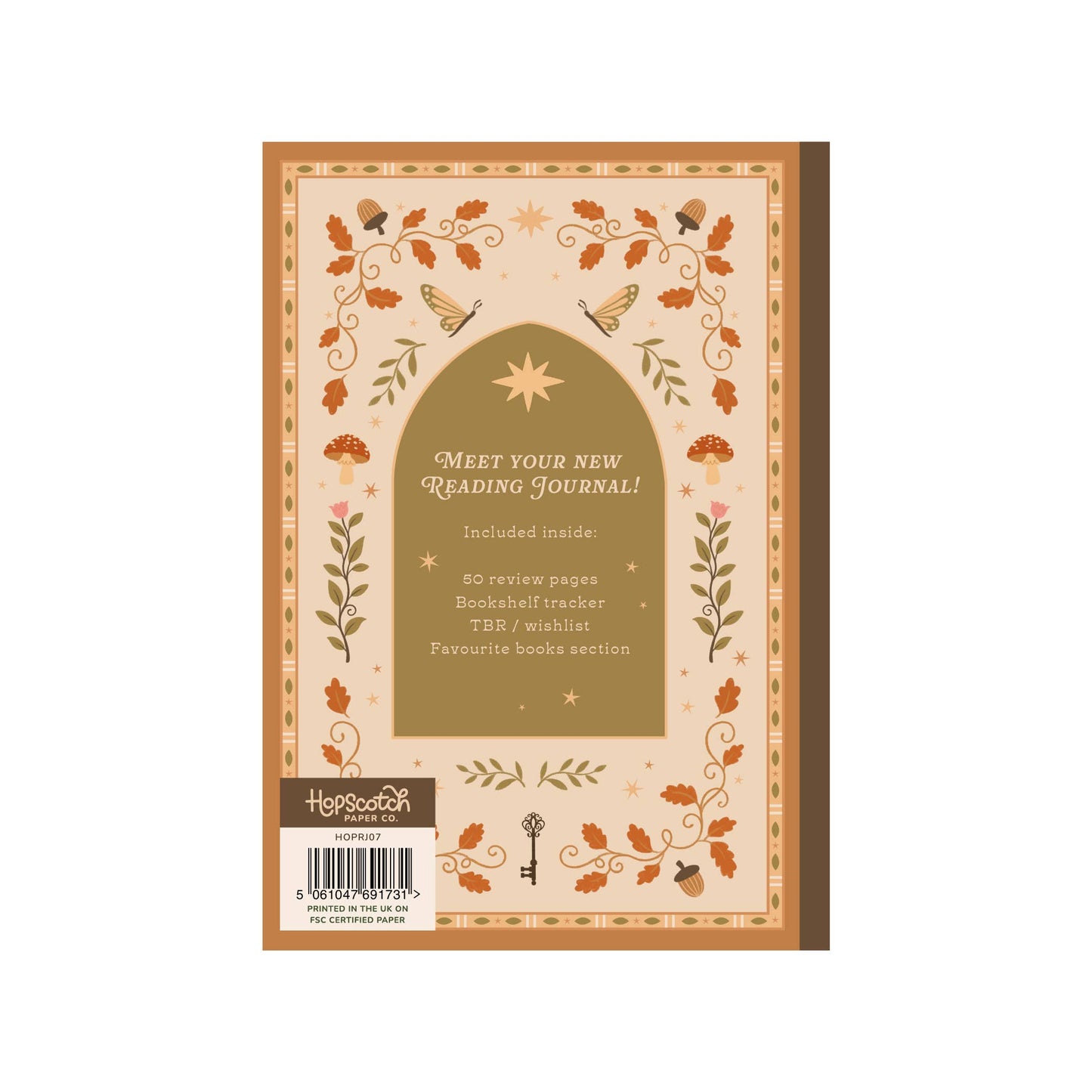 Hopscotch Paper Co. - Cosy Season Reading Journal – 50 Book Review Notebook
