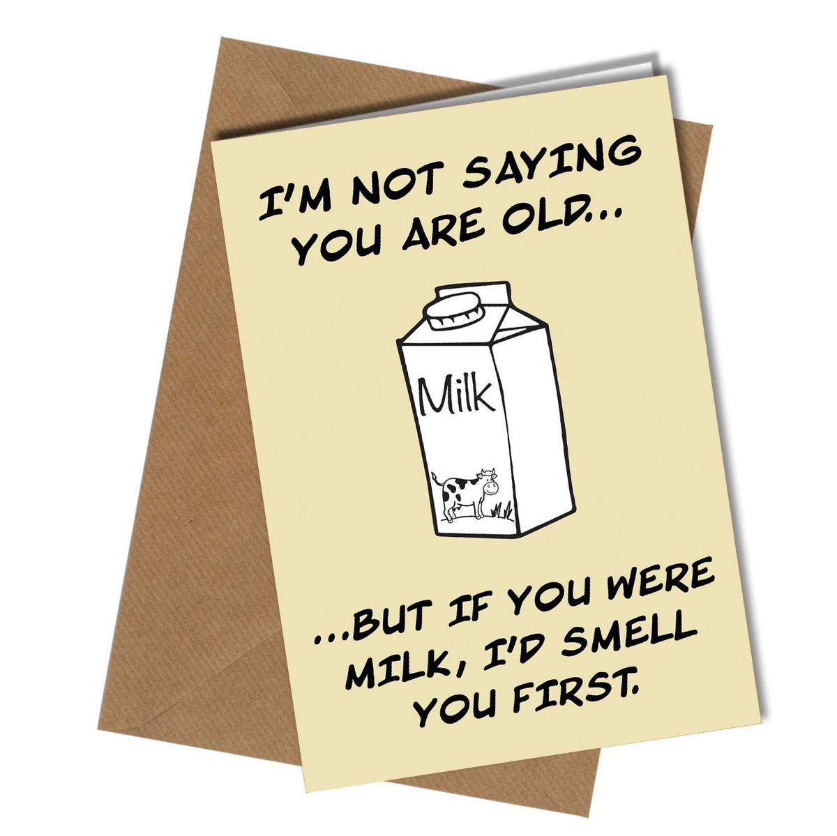 Close to the Bone Greeting Cards and Gifts - #1526 Milk