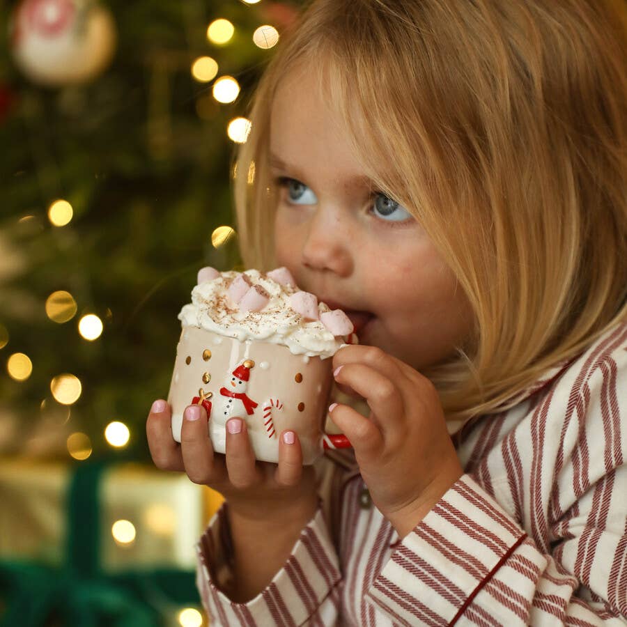 Small Winter Wishes Ceramic Christmas Mug - Lisa Angel